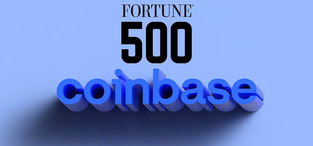 Coinbase стала первой криптовалютной компанией, которая вошла в список Fortune 500